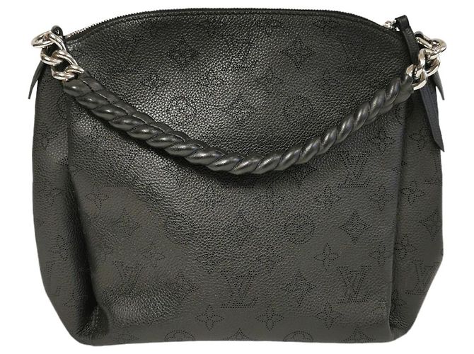 Mahina Babylone Catena Louis Vuitton Babylone BB Black Mahina Nero - vista 3