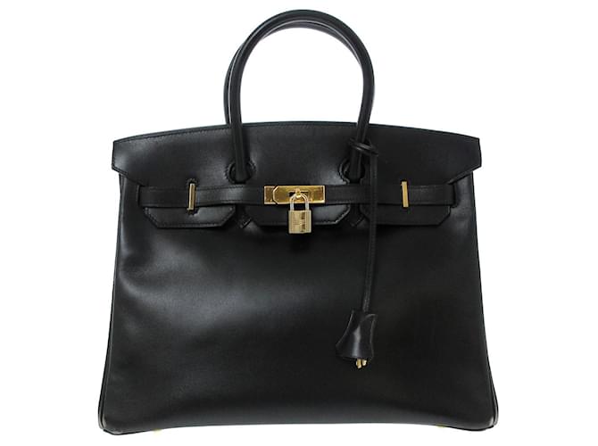 Hermès HERMES BIRKIN 35 Black Pony-style calfskin ref.803877 - Joli Closet