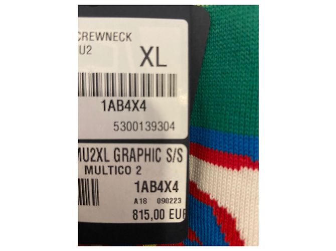 Louis Vuitton Maglietta Monogram Comics Intarsia Multicolore - vista 11
