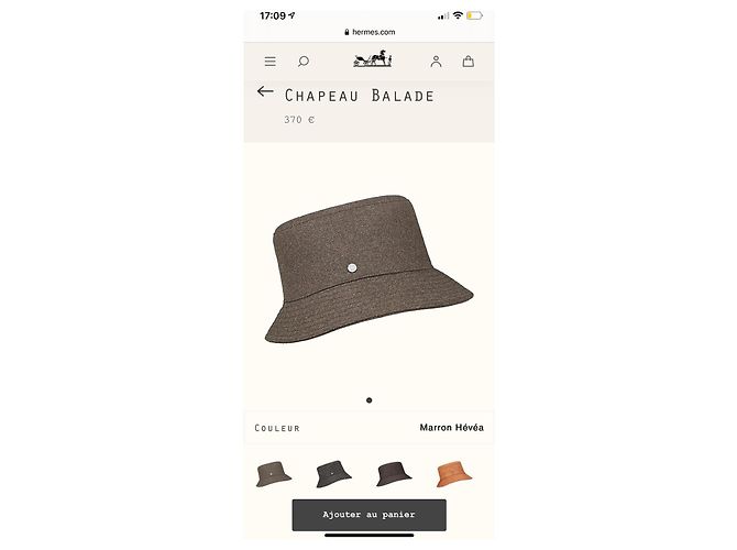 Hermès Hermes Balade bucket-hat Brown - view 4