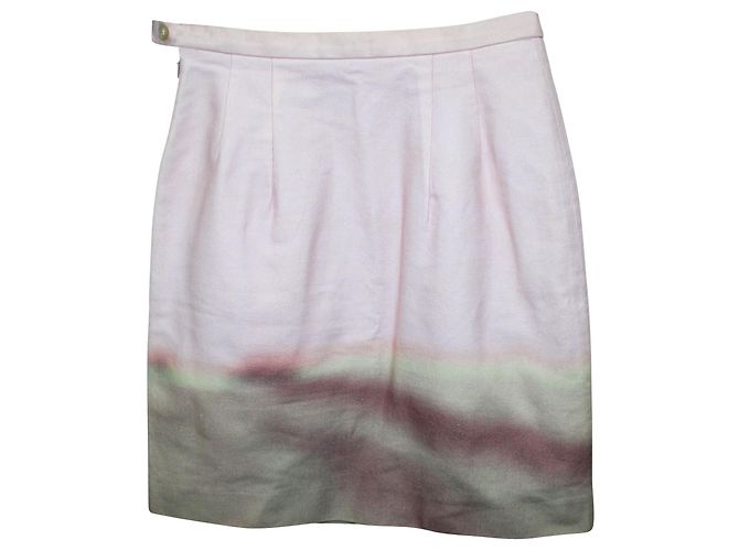 Paul Smith Pink Skirt with Bunny Print - view 2