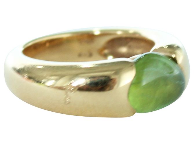 Pomellato Peridoto Sassi vintage 18k Anello in oro rosa - vista 2