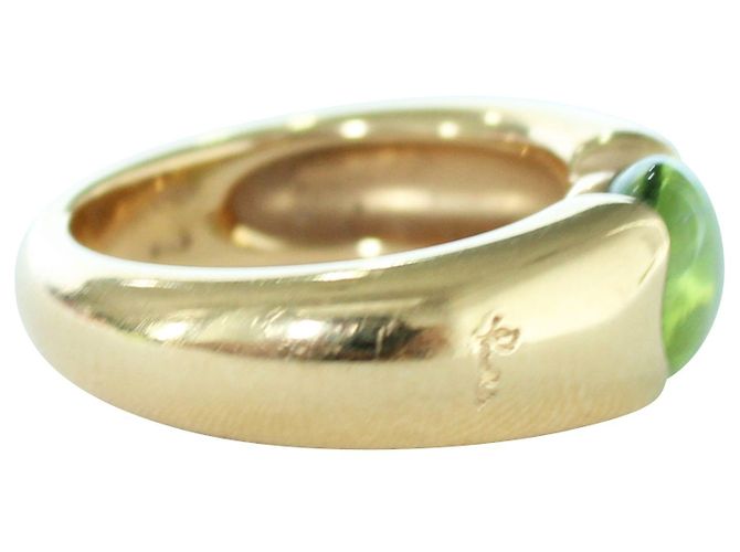 Pomellato Peridoto Sassi vintage 18k Anello in oro rosa - vista 3