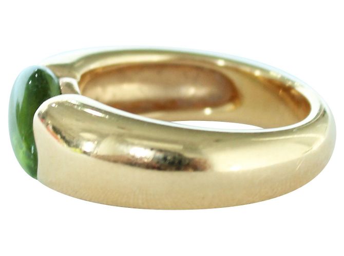 Pomellato Peridoto Sassi vintage 18k Anello in oro rosa - vista 4