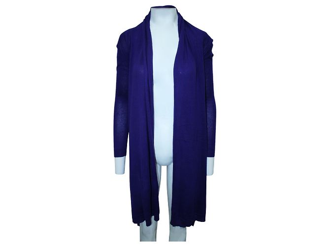 Dkny Cardigan oversize viola - vista 2