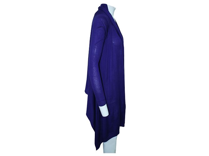 Dkny Cardigan oversize viola - vista 3