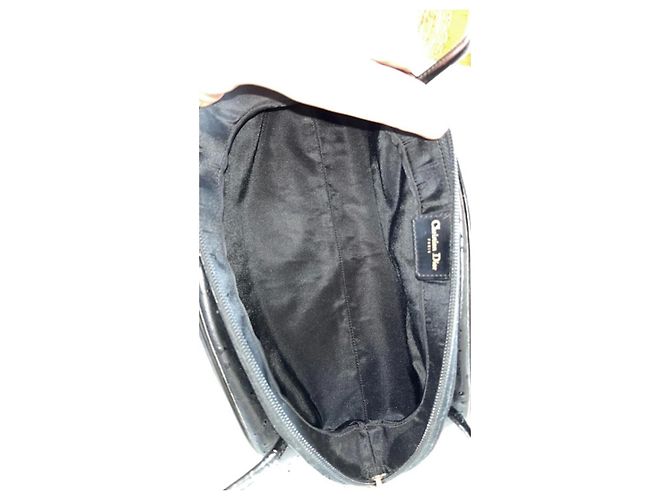 Borsa Christian Dior in vernice nera Nero - vista 12