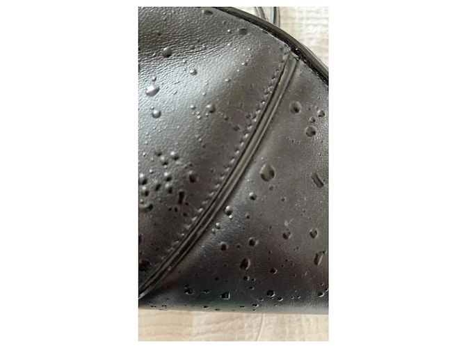 Borsa Christian Dior in vernice nera Nero - vista 15