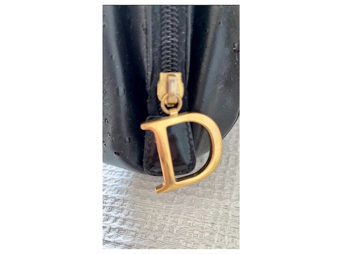 Borsa Christian Dior in vernice nera Nero - vista 2