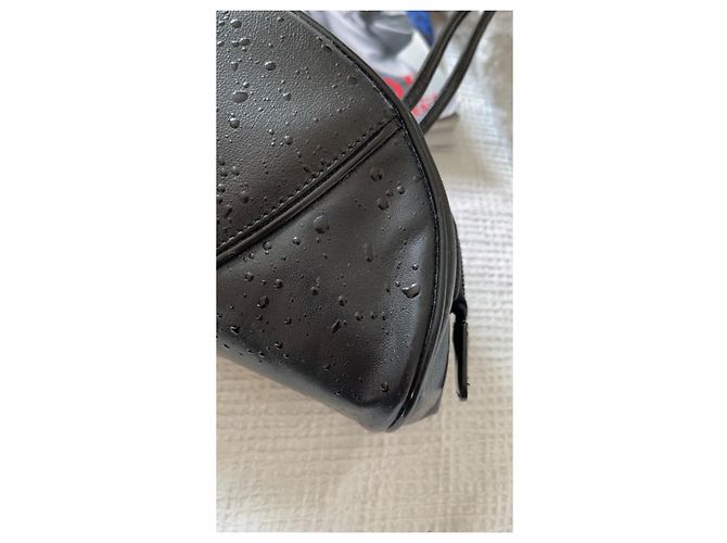 Borsa Christian Dior in vernice nera Nero - vista 3