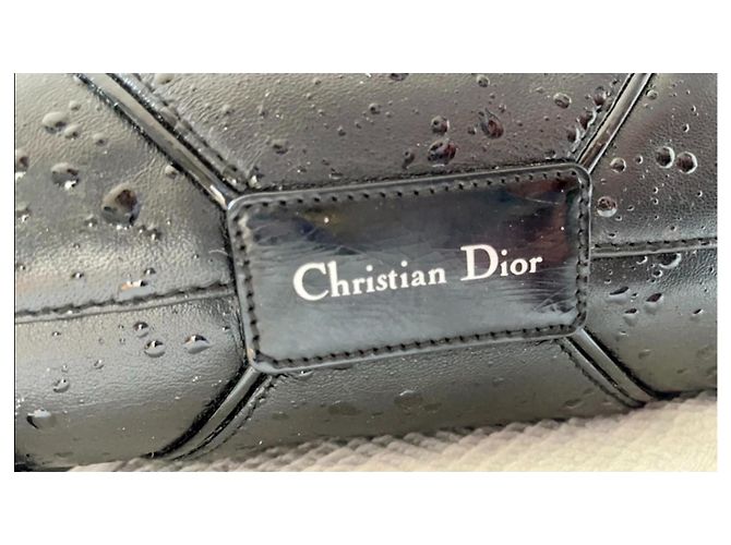 Borsa Christian Dior in vernice nera Nero - vista 6