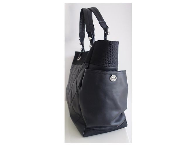 Borsa shopping Chanel Paris-Biarritz Nero - vista 12