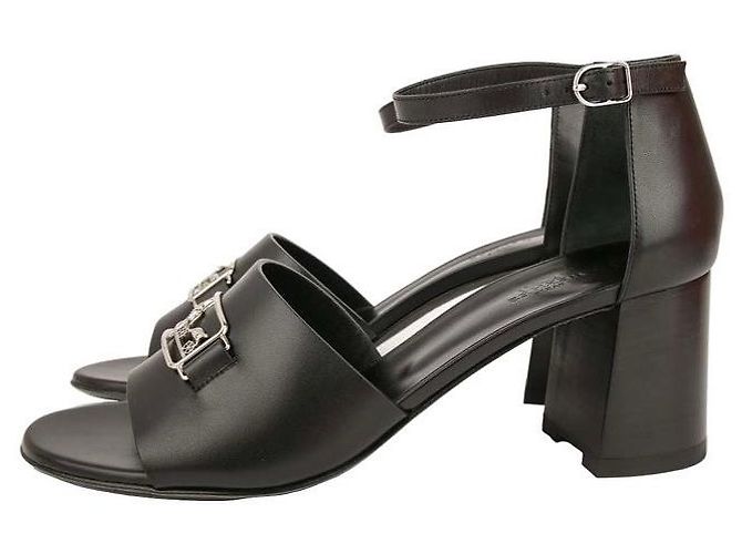 Hermès Sandalen Schwarz - Ansicht 2