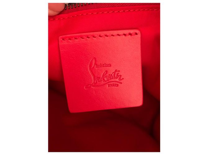 Bolso tote Christian Louboutin negro y rojo de material sintético Roja - vista 8