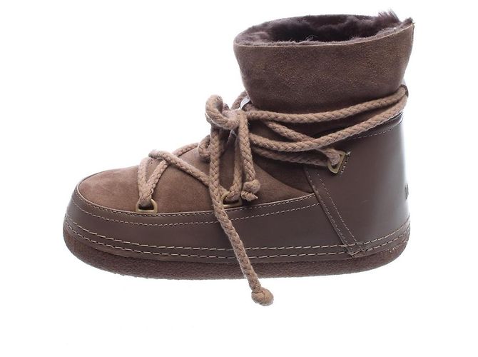 Botines Inuikii de ante marrón Castaño - vista 3