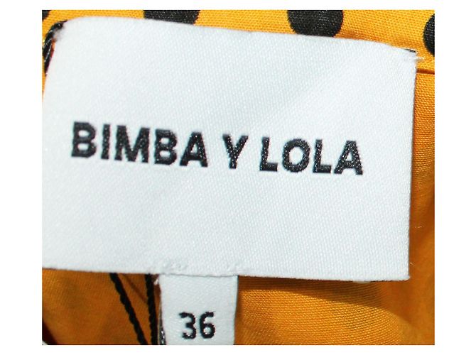Bimba & Lola Gonna gialla con pois - vista 6