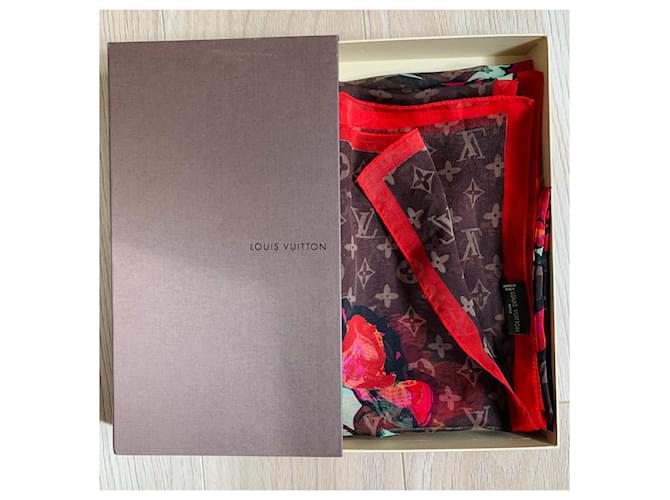 sciarpa, Stola Louis Vuitton x Stephen Sprouse Marrone - vista 10