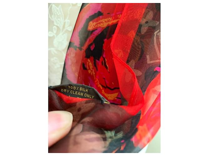 sciarpa, Stola Louis Vuitton x Stephen Sprouse Marrone - vista 3