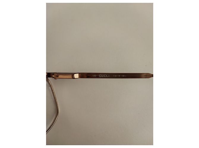 Marmont Occhiali da sole Gucci GG 1203 Oro e Acciaio Gold hardware - vista 3