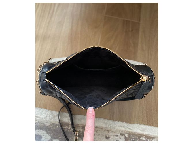Borsa Hobo Dior Vibe Media Nera in Pelle Nero - vista 9