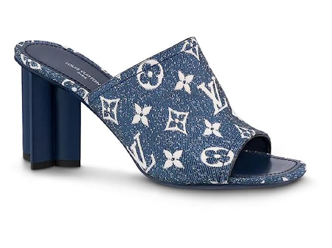 Louis Vuitton Maultiere Marineblau - Ansicht 2