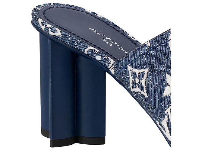 Louis Vuitton Maultiere Marineblau - Ansicht 3