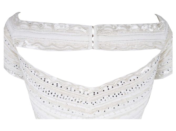 Gianfranco Ferré Top blanco con aberturas - vista 3