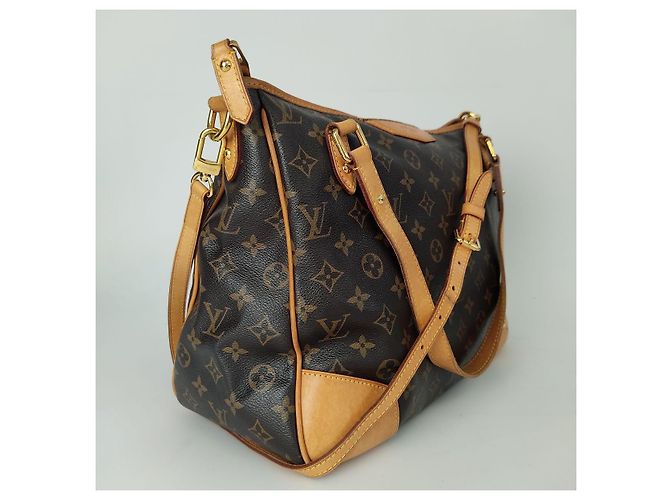 Borsa a tracolla Louis Vuitton Estrela MM monogramma Marrone - vista 3