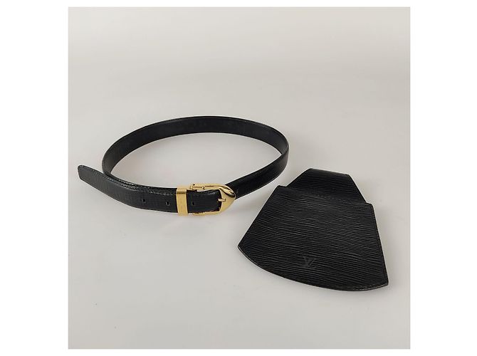 Marsupio Louis Vuitton Sherwood Epi cintura nera Nero - vista 3