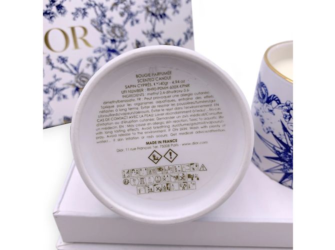 Dior Porcelaine blanche et bleue 2 Ensemble de bougies parfumées - vue 3