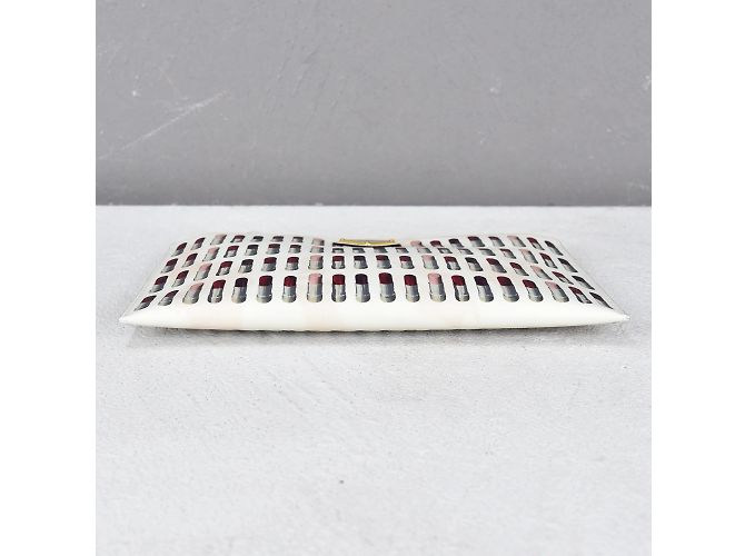 Prada Clutch de piel con estampado de pintalabios - Ansicht 3