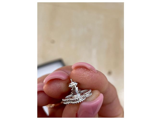 Pendientes Van Cleef & Arpels en oro blanco - vista 10