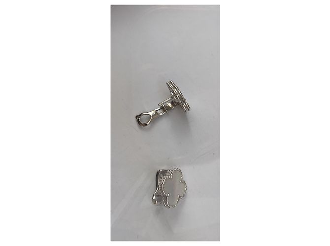 Pendientes Van Cleef & Arpels en oro blanco - vista 11