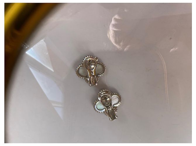 Pendientes Van Cleef & Arpels en oro blanco - vista 7