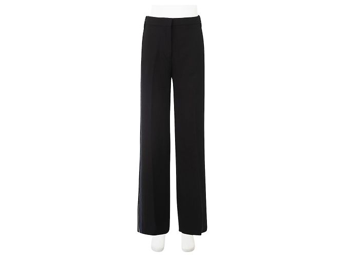 Victoria Beckham Calça listrada lateral - vista 3