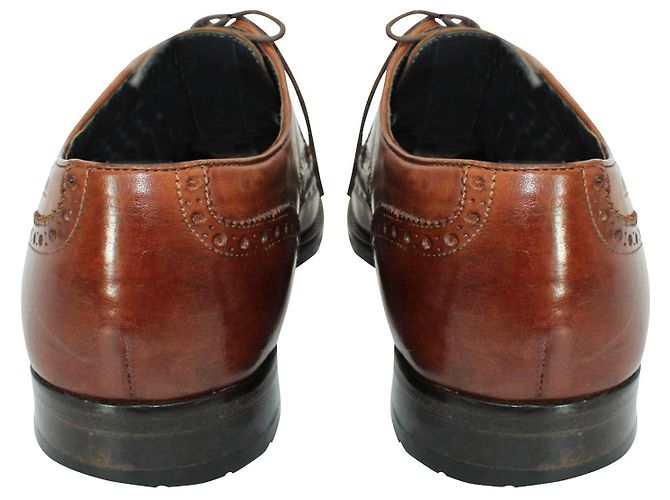 Hugo Boss Scarpe Oxford marroni - vista 4