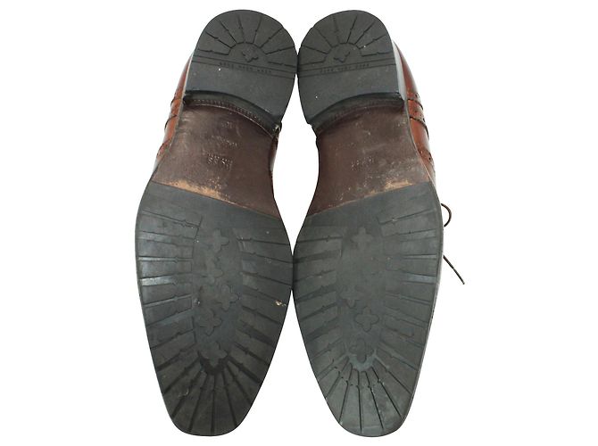 Hugo Boss Scarpe Oxford marroni - vista 5