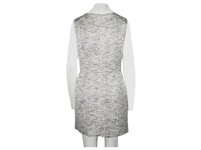 Elie Tahari Abito da cocktail argento - vista 3