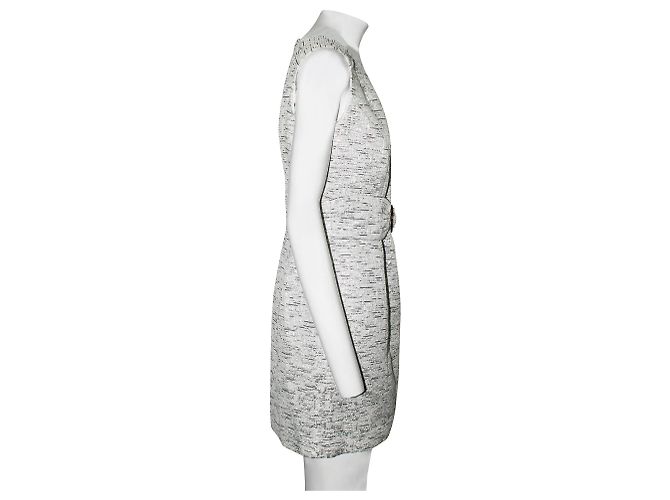 Elie Tahari Abito da cocktail argento - vista 4
