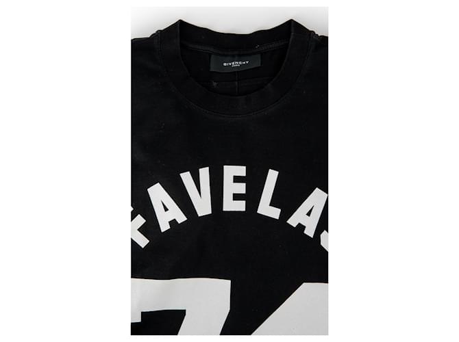 Camiseta Givenchy Favelas 74 Negra de Algodón Oversize Negro - vista 5