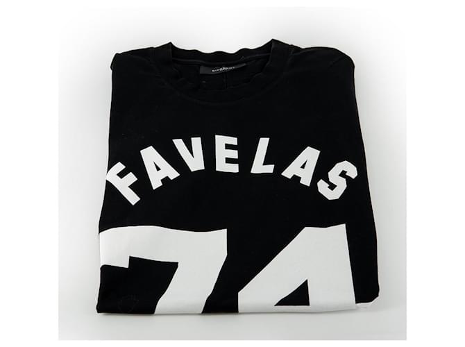 Camiseta Givenchy Favelas 74 Negra de Algodón Oversize Negro - vista 6