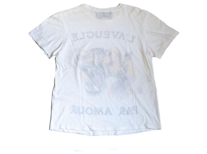 Camiseta Gucci blanca con estampado de algodón Blanco - vista 2