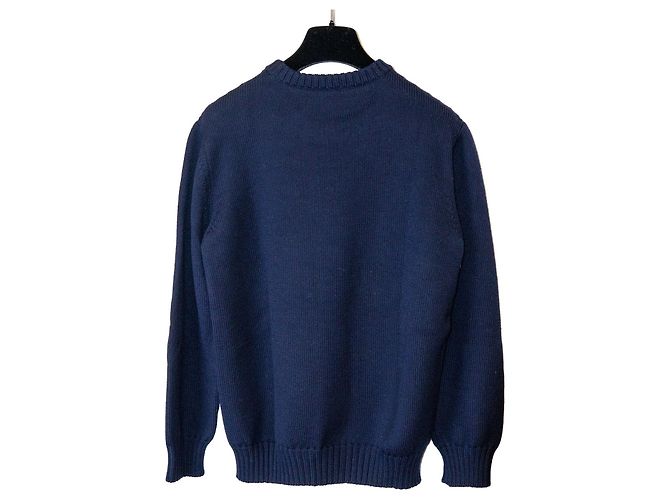 Alberta Ferretti Alitalia Wollpullover marineblau - Ansicht 2
