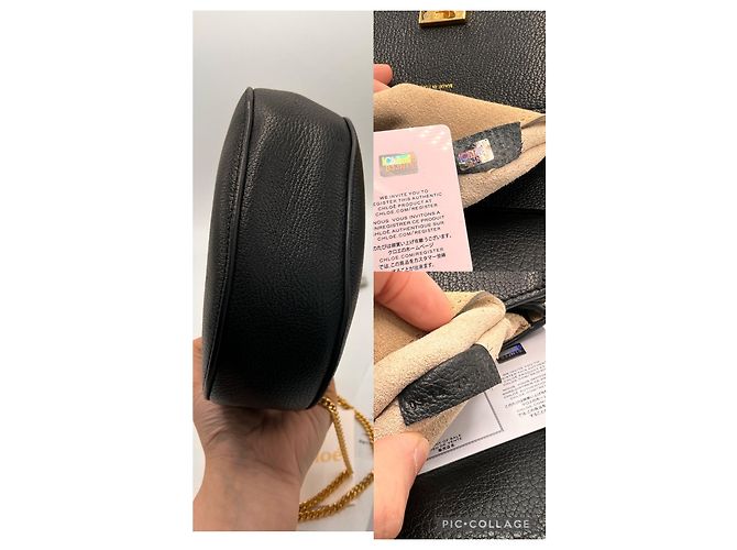 Chloé Drew Lederhandtasche schwarz goldene Beschläge Gold hardware - Ansicht 11