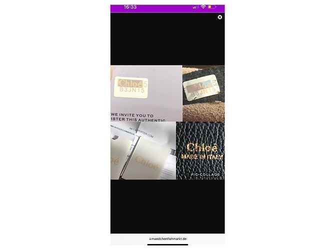 Chloé Drew Lederhandtasche schwarz goldene Beschläge Gold hardware - Ansicht 12