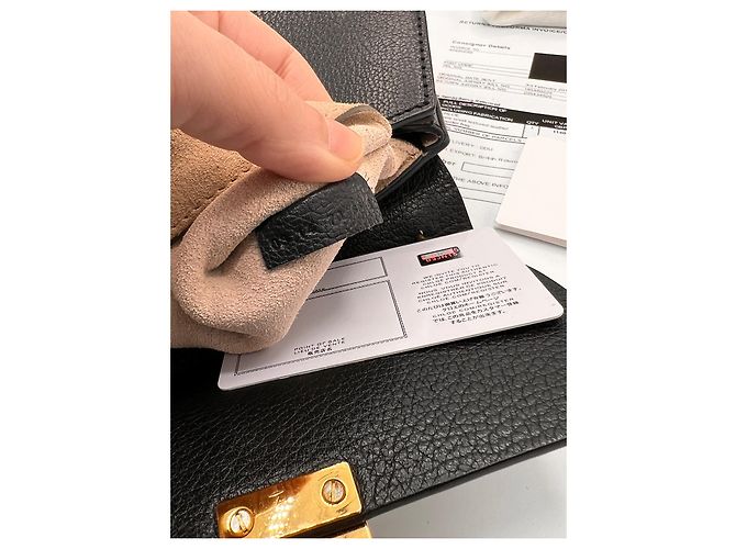 Chloé Drew Lederhandtasche schwarz goldene Beschläge Gold hardware - Ansicht 16