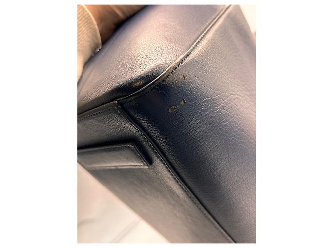 Borsa a mano Givenchy Antigona in pelle blu scuro - vista 12