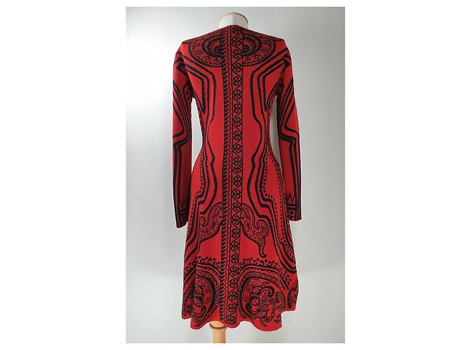 Vestido Etro de Lã e Elastano Multicor - vista 6