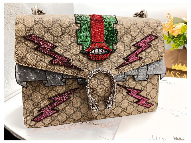 Borsa a mano Gucci Dionysus in pelle - vista 10