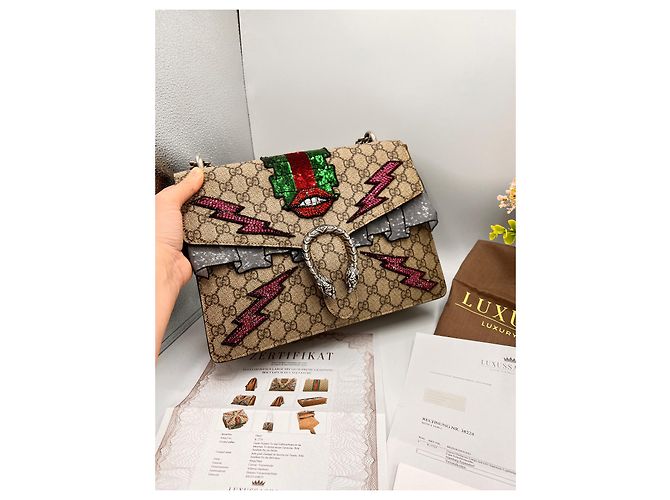 Borsa a mano Gucci Dionysus in pelle - vista 14